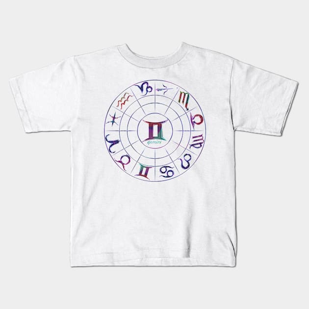 New gemini 12 zodiac in 1 - gemini Kids T-Shirt by INDONESIA68